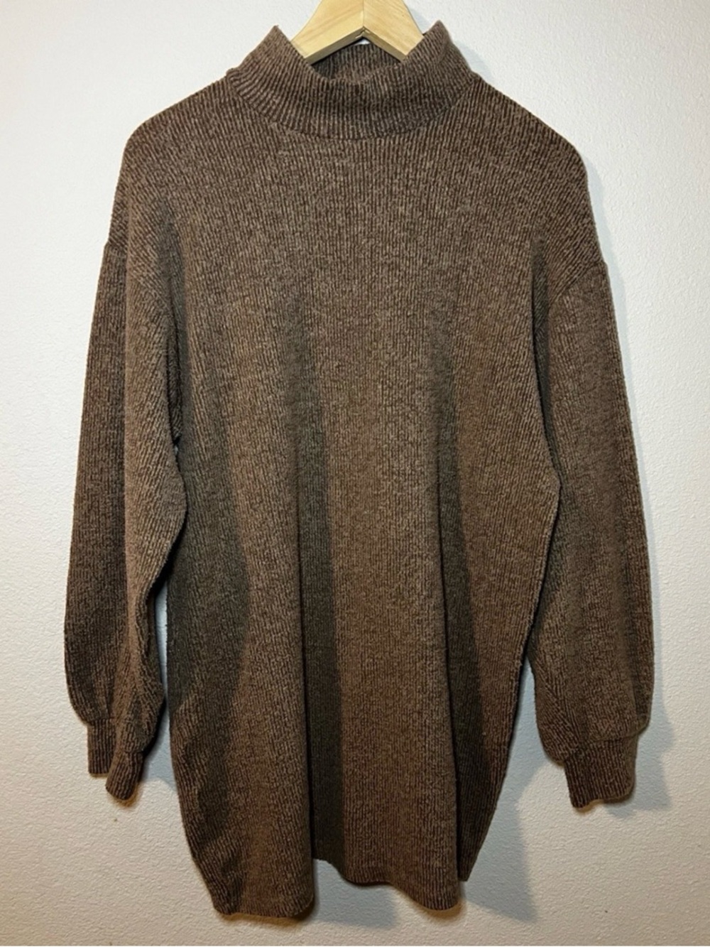 Women's Bershka Oversized Sweater Beige Sz M Pullover